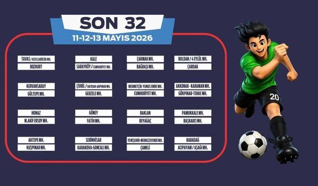 Mahallemde Maç Var projesinde son 32 heyecanı başladı