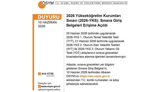 Adayların Beklediği An Geldi, Sınav Yerleri Belli Oldu