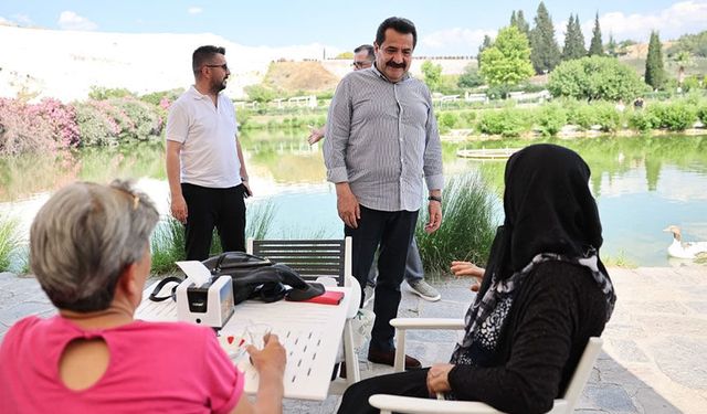 Başkan Ali Rıza Ertemur Adım Adım Pamukkale'yi Geziyor