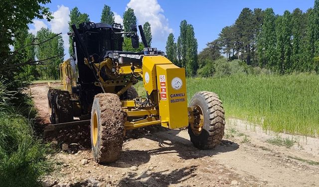Çameli Belediyesi'nden Kalınkoz'da Seferberlik: Arazi Yolları Yenileniyor"