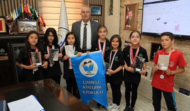 Çamelili minik atletlerden büyük başarı