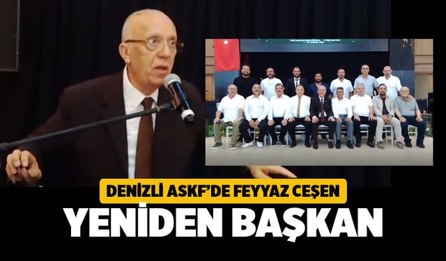 Denizli ASKF 17. Olağan Genel Kurulu Tamamlandı: Ceşen Yeniden Başkan Seçildi