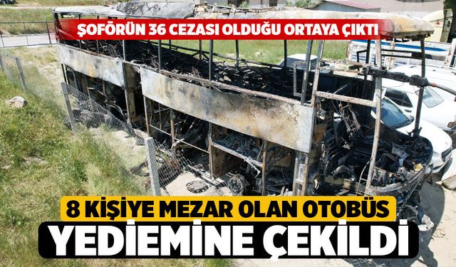 Otobüs Faciasında Şoförün 36 Trafik Cezası Varmış