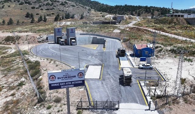 Honaz Katı Atık Aktarma İstasyonu tam kapasiteyle hizmete girdi