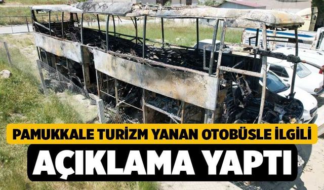 Pamukkale Turizm Yanan Otobüsle İlgili Açıklama Yaptı