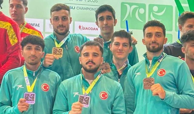 Pamukkale Üniversitesi Öğrencileri Dünya Üniversiteler Karate Şampiyonası'nda Üçüncü Oldu
