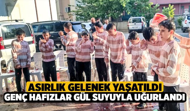 Pamukkale'de Asırlık Gelenek Yaşatıldı: Genç Hafızlar Gül Sularıyla Uğurlandı!