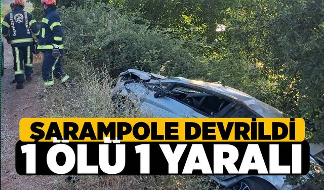 Denizli'de Şarampole Devrilen Otomobildeki 23 Yaşındaki Ömer Yaşamını Yitirdi
