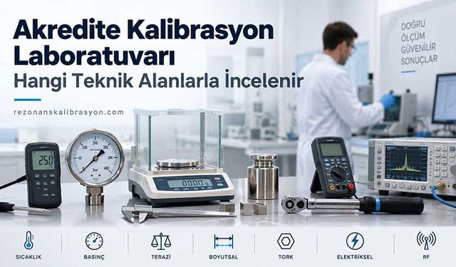 Akredite Kalibrasyon Laboratuvarı Hangi Teknik Alanlarla İncelenir