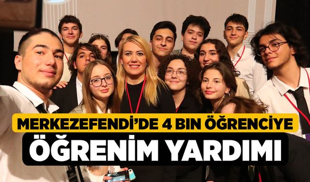 Merkezefendi’de 4 Bin Öğrenciye Öğrenim Yardımı