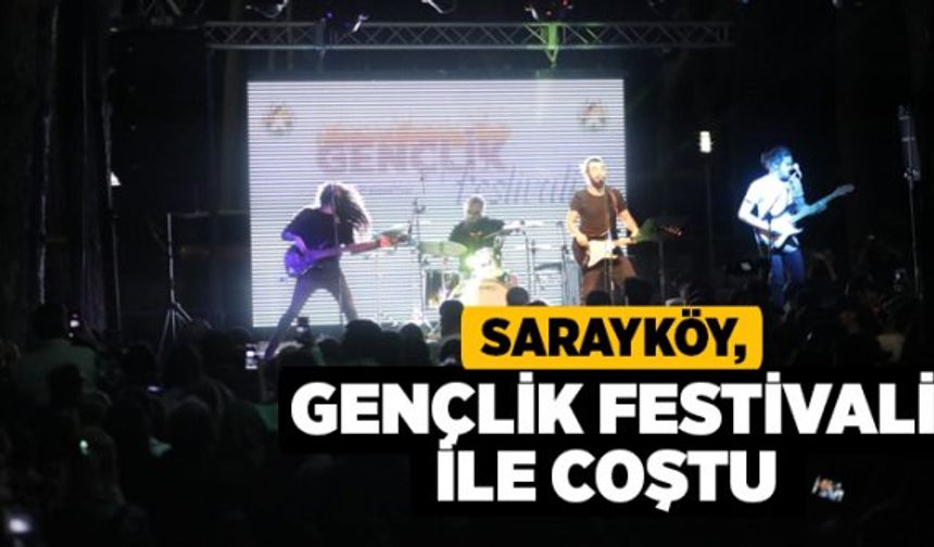Sarayköy, Gençlik Festivali İle Coştu 
