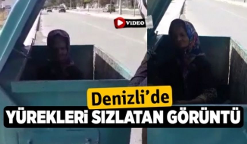 Denizli'de Yürekleri Sızlatan Görüntü