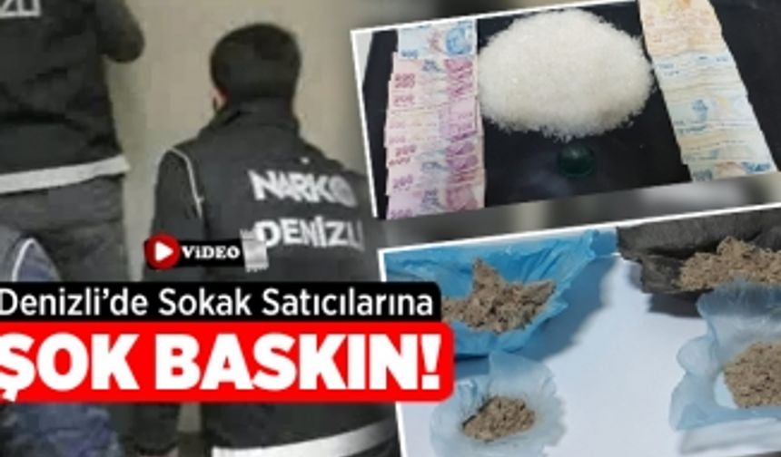 Denizli'de Satıcılara Şok Baskın!