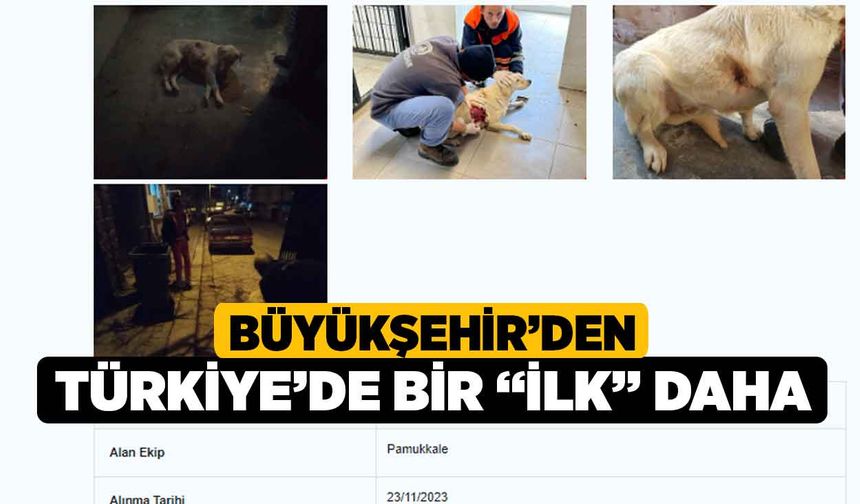 Büyükşehir’den Türkiye’de bir “İLK” daha