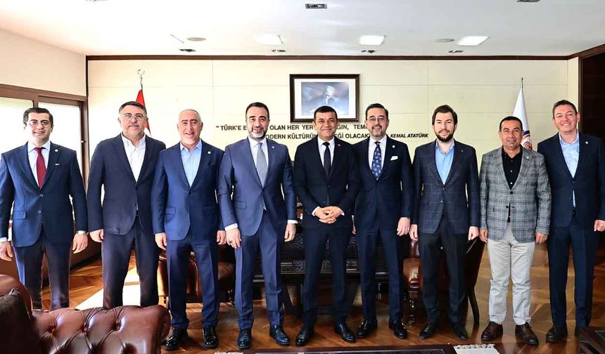 DSO Heyetinden Başkan Çavuşoğlu'na Hayırlı Olsun Ziyareti