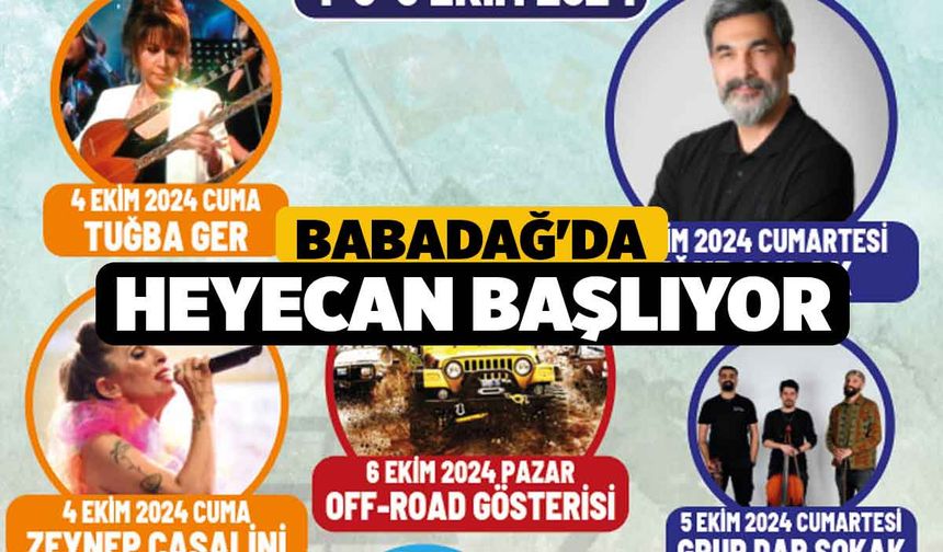 Babadağ'da Heyecan Başlıyor