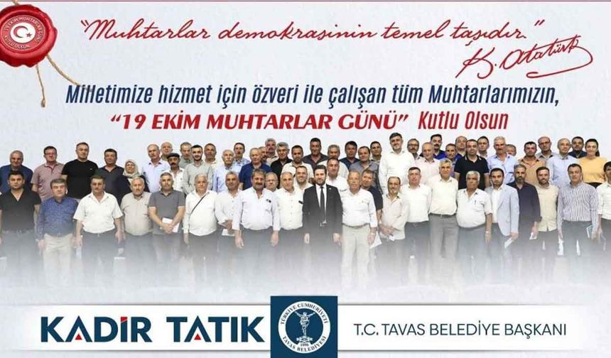 Başkan Tatık’tan Muharlar Günü Kutlaması