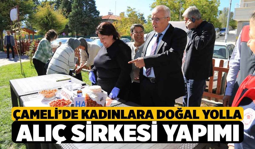 Çamelili Kadınlara Alıç Sirkesi Yapımı Anlatıldı