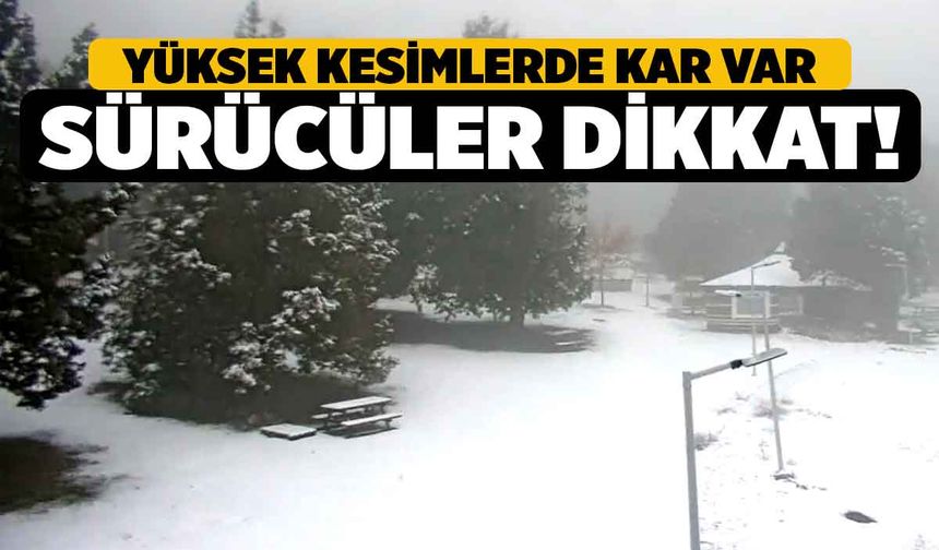 Denizli'de Cumartesi Pazar Hava Yağışlı Sürücüler Dikkat!