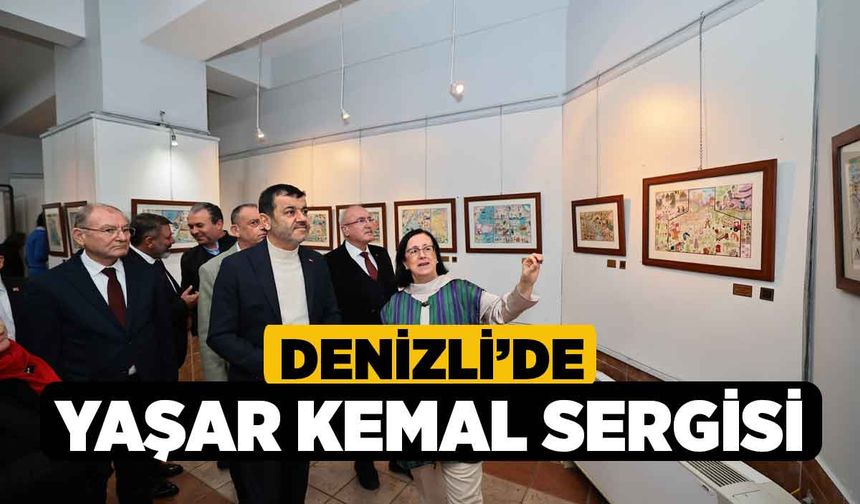 Denizli'de Yaşar Kemal Sergisi