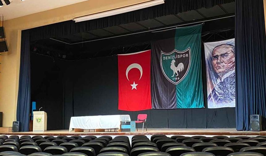 Denizlispor’da olağanüstü kongre toplanamadı