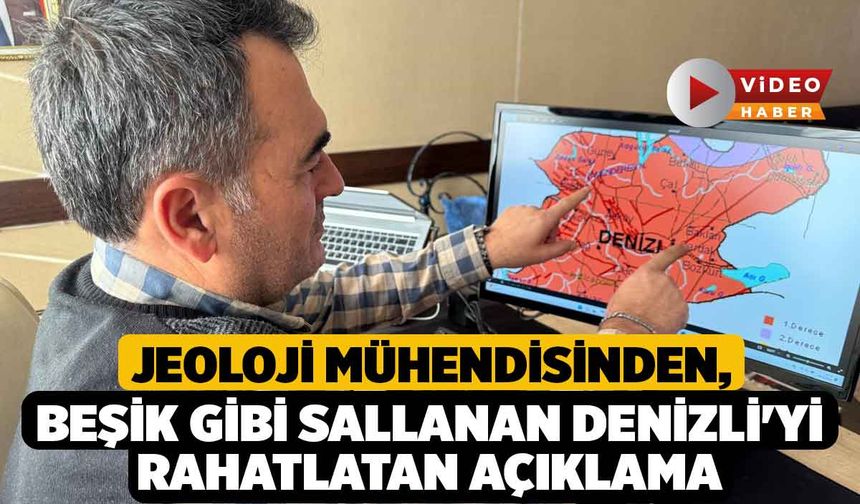 Jeoloji Mühendisinden, Beşik Gibi Sallanan Denizli'yi Rahatlatan Açıklama