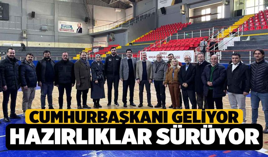 Cumhurbaşkanı 10 Ocak'ta Geliyor, Kongre İçin Hazırlıklar Sürüyor