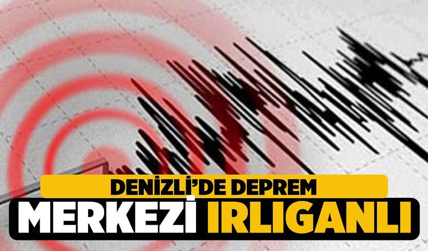 Denizli'de 3.2 Büyüklüğünde Deprem