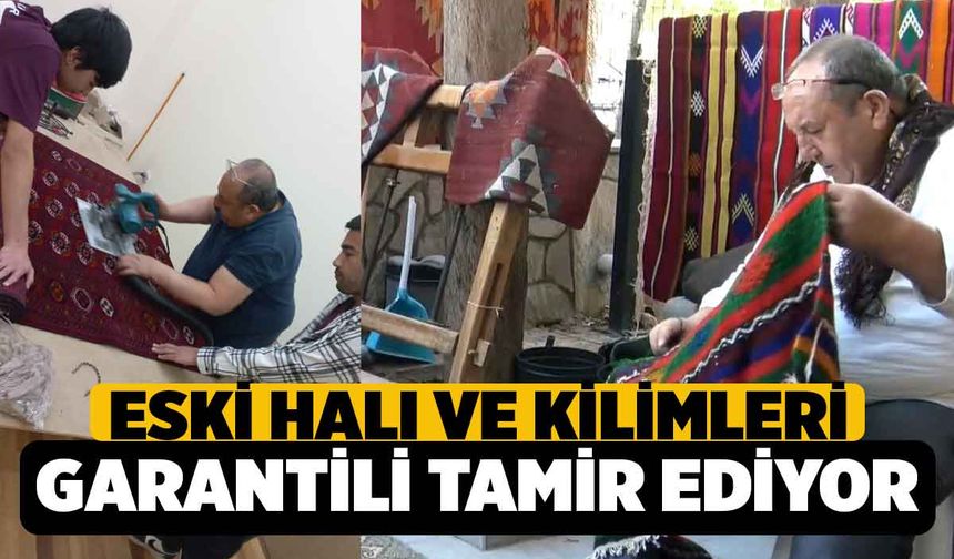 Eskimiş Yıpranmış Halı ve Kilimleri Garantili Tamir Ediyor