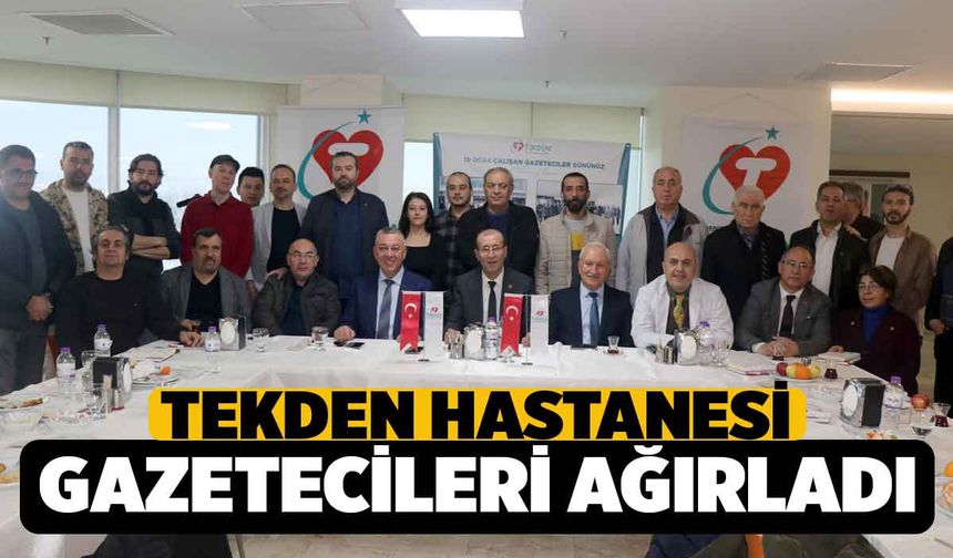 Denizli Tekden Gazetecileri Geleneksel Etkinlikte 1 araya getirdi