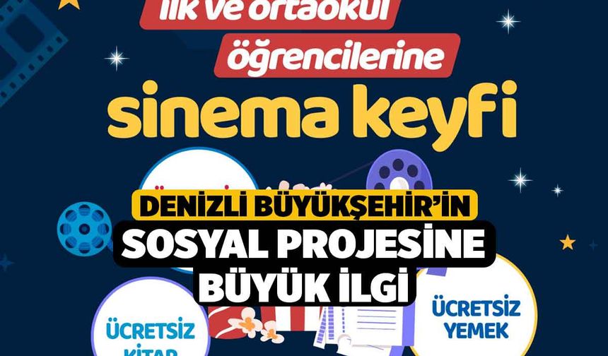 Denizli Büyükşehir’in sosyal projesine büyük ilgi