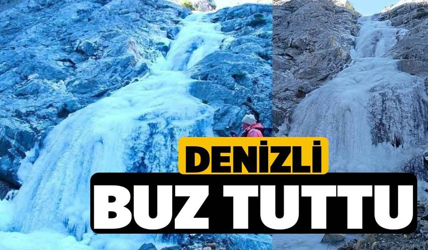 Denizli buz tuttu