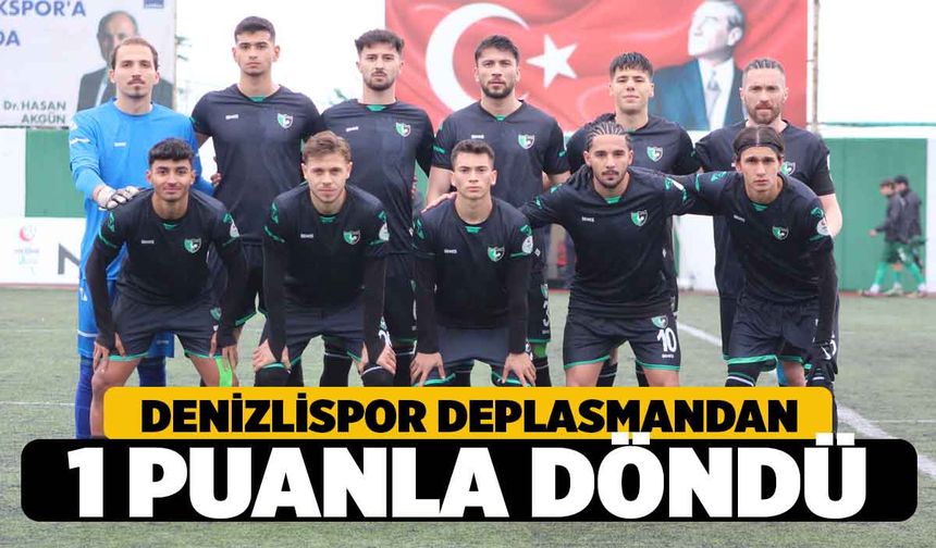 Denizlispor İstanbul'dan 1 Puanla Döndü