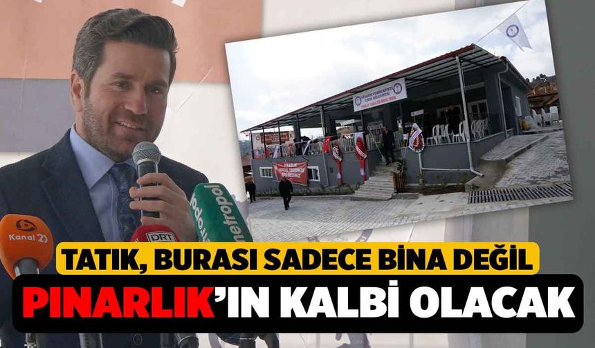 Tavas Pınarlık'ta Sosyal Tesis Açılışı Yapıldı