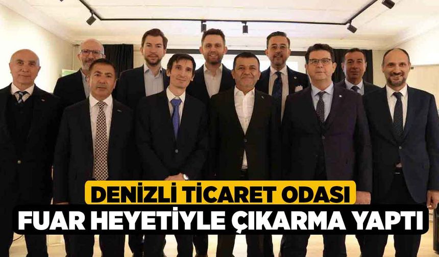 DTO, Fuar Heyetiyle Çıkarma Yaptı