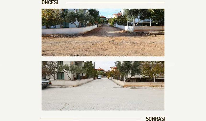 Tavas’ta alt ve üstyapı çalışmaları aralıksız sürüyor