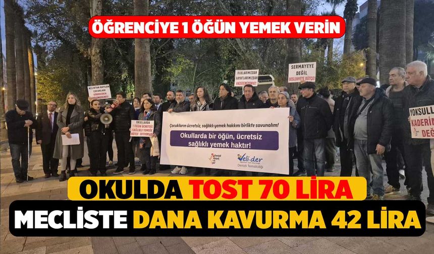 Denizli Öğrencilere 1 Öğün Ücretsiz Verilmesini İstediler