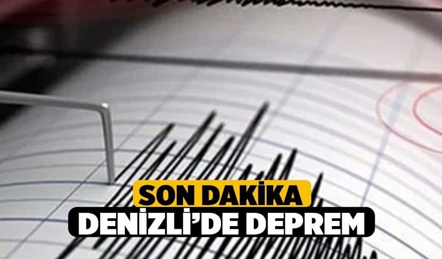 Denizli Honaz'da 3,2 Büyüklüğünde Deprem, 5 Mahallede Hissedildi