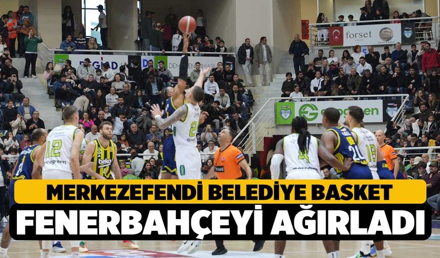 Merkezefendi Belediyesi Basket-Fenerbahçe Beko: 64-87