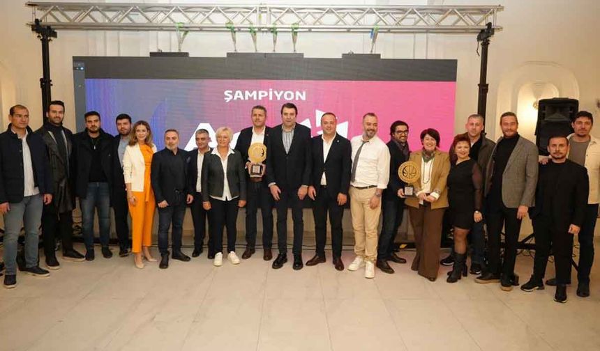 Denizli Şirketler Basketbol Ligi'nde ödül töreni yapıldı