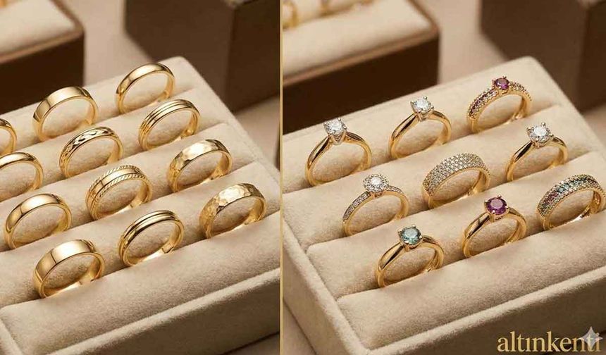Altın Yüzük Alırken Taşlı ve Taşsız Modeller Arasındaki Farklar