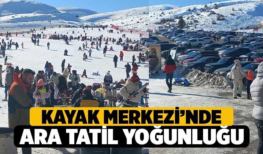 Bozdağ Kayak Merkezinde Ara Tatil Yoğunluğu
