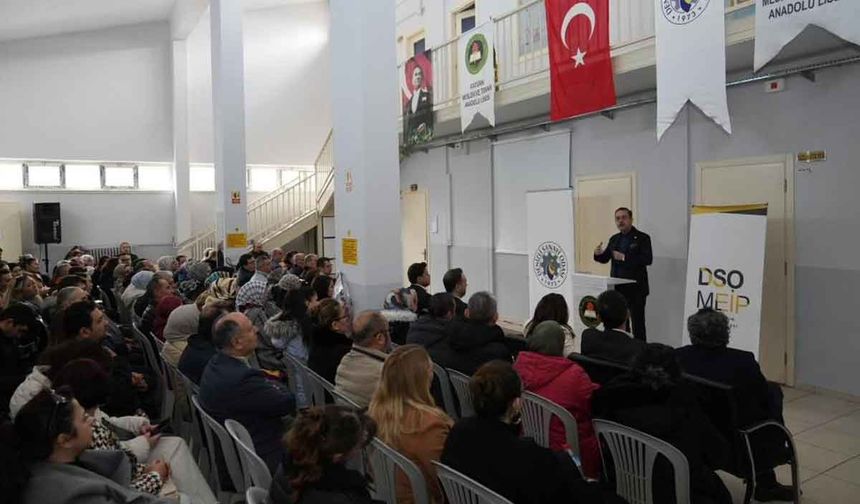 DSO Başkan Kasapoğlu mesleki eğitim iş birliği projesinde velilerle buluştu