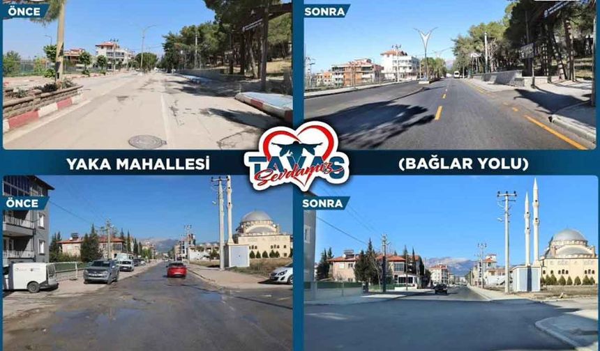 Tavas’ta 2024-2025 yıllarında üst yapıya büyük yatırım yapıldı