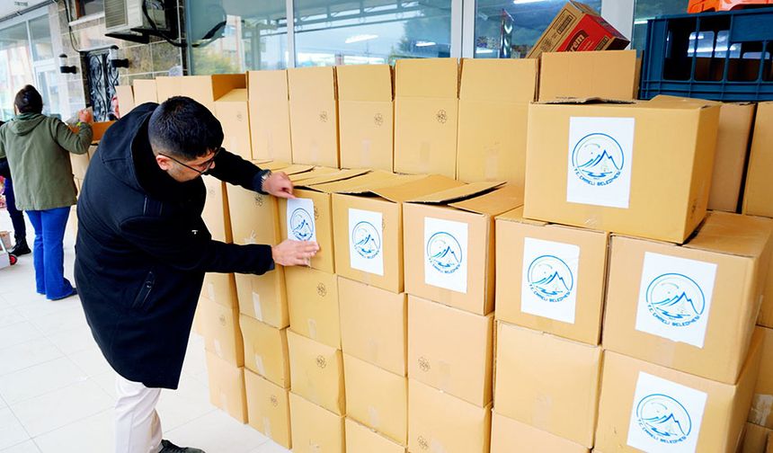 Çameli Belediyesi’nden Ramazan Kolisi Desteği