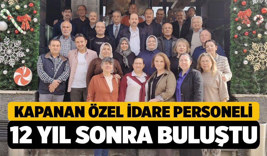 12 yıl sonra aynı sofrada buluştular