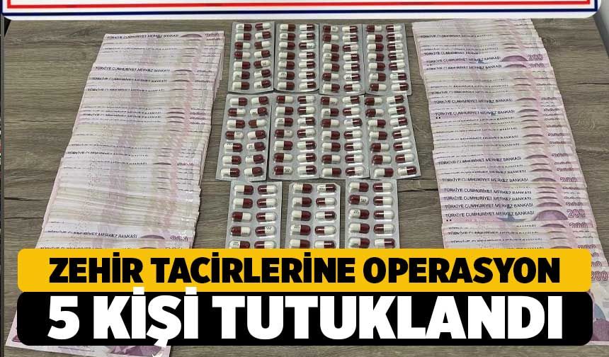 Denizli'de Uyuşturucu Tacirlerine Büyük Darbe: 5 Tutuklama!