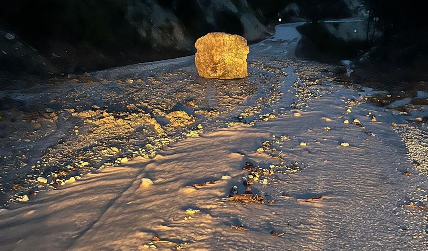 Çameli’de Yoğun Yağış Sonrası Ekipler Çalışmalırını Sürdürüyor