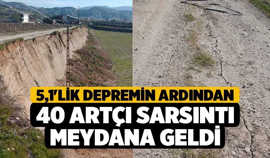 5,1'lik Depremin Ardından 40 Artçı Sarsıntı Meydana Geldi