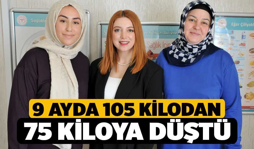 9 Ayda 105 Kilodan 75 Kiloya Düştü